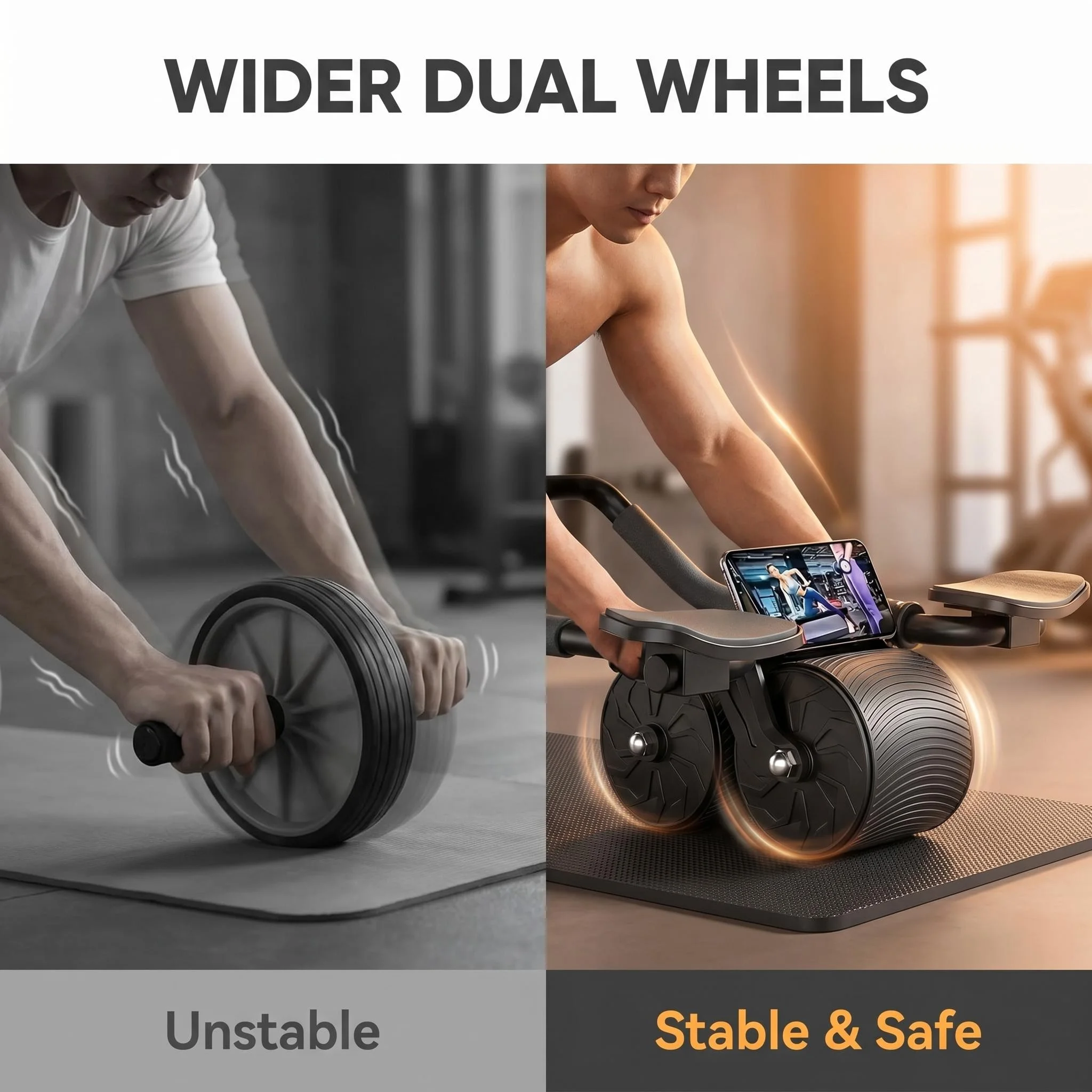 3 IN 1 Core Workout Ab Roller - Image 4