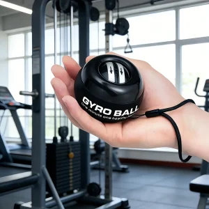 Self-Starting Black Wrist Gyro Ball