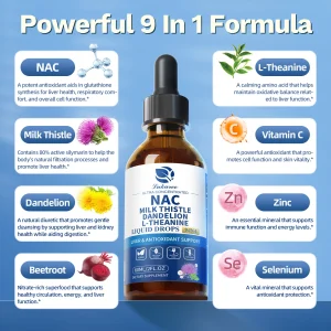 Liposomal NAC Supplement with Milk Thistle - Thumbnail Image 2