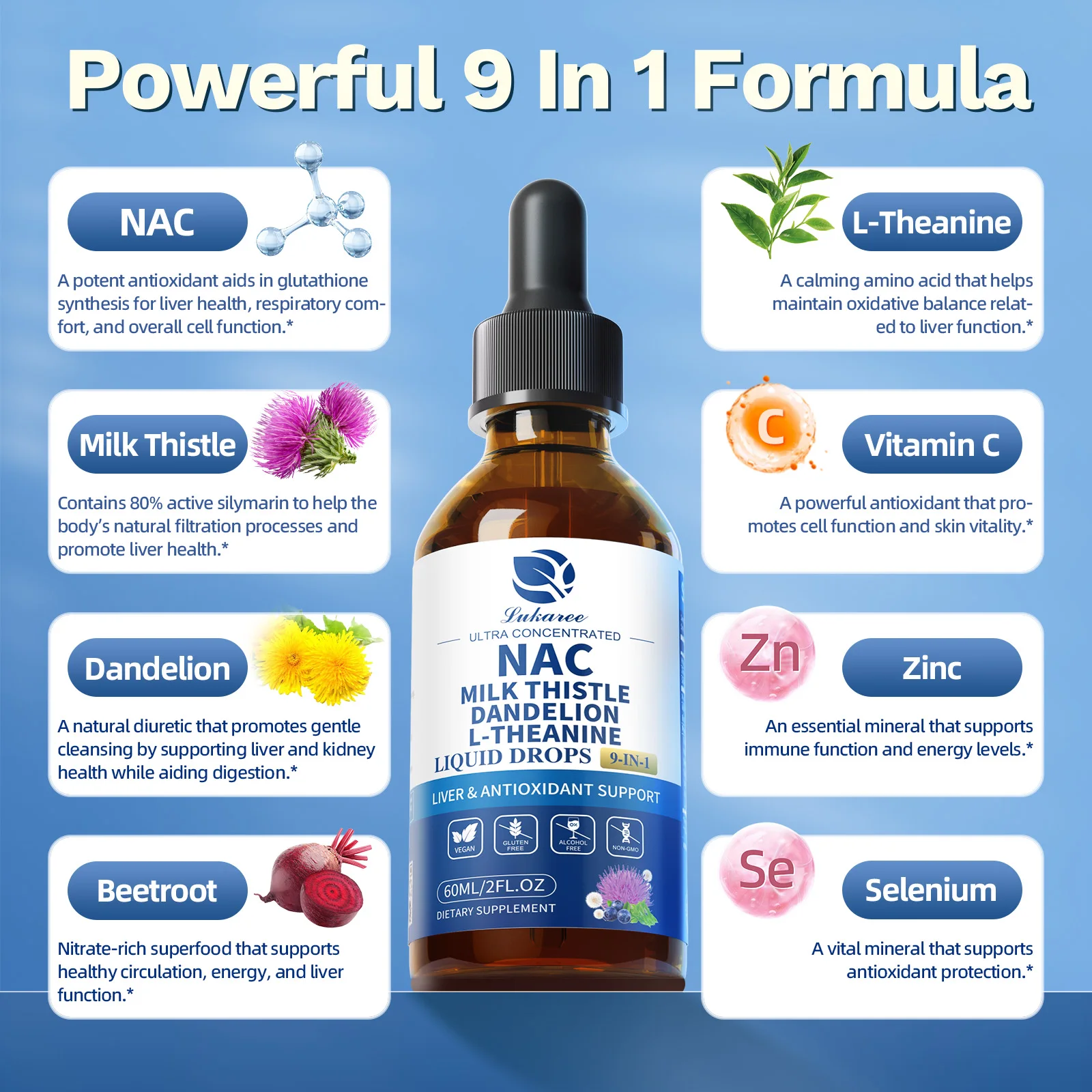 Liposomal NAC Supplement with Milk Thistle - Image 2
