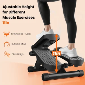 Mini Stepper with Resistance Bands - Thumbnail Image 2