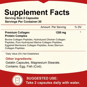 Multi Collagen Peptides Capsules - Thumbnail Image 5