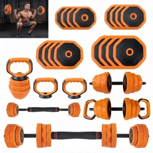 Adjustable Dumbbells, 44lbs Free Weight Set
