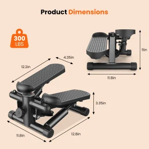 Mini Stepper with Resistance Bands - Thumbnail Image 4