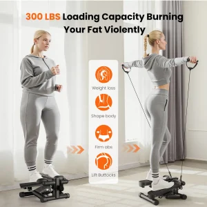 Mini Stepper with Resistance Bands - Thumbnail Image 3